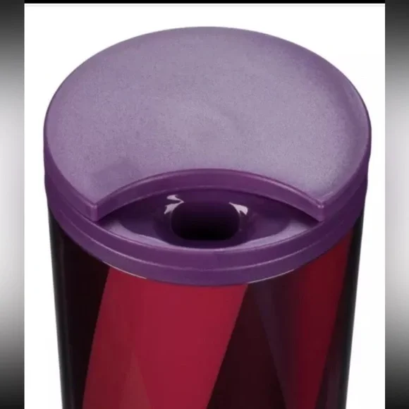 DISNEYLAND STARBUCKS RED SLEEPING BEAUTY CASTLE ACRYLIC TRAVEL TUMBLER - New! - Picture 3 of 4